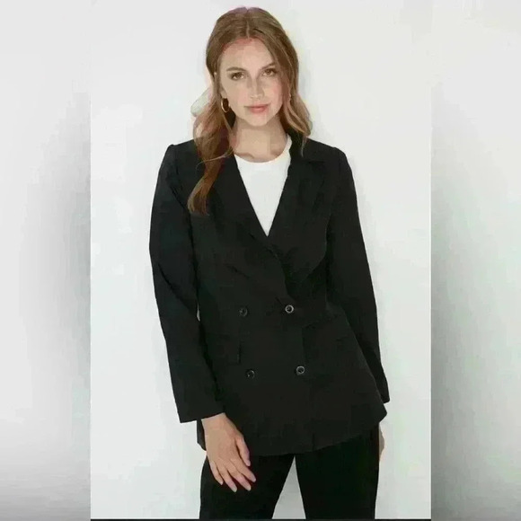 NWT Trendyol Large Double breasted Blazer Item# 3B - Picture 1 of 8